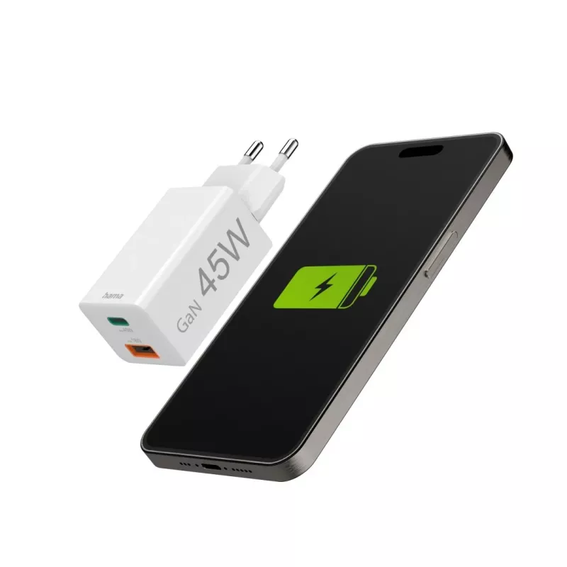 Hama 00125141 mobiliojo įrenginio įkroviklis Universalus Balta AC Greitasis įkrovimas Vidaus