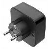 Hama 00223460 maitinimo kištuko adapteris, Type E/F hibridinis, universalus, juodas