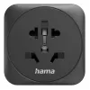 Hama 00223460 maitinimo kištuko adapteris, Type E/F hibridinis, universalus, juodas