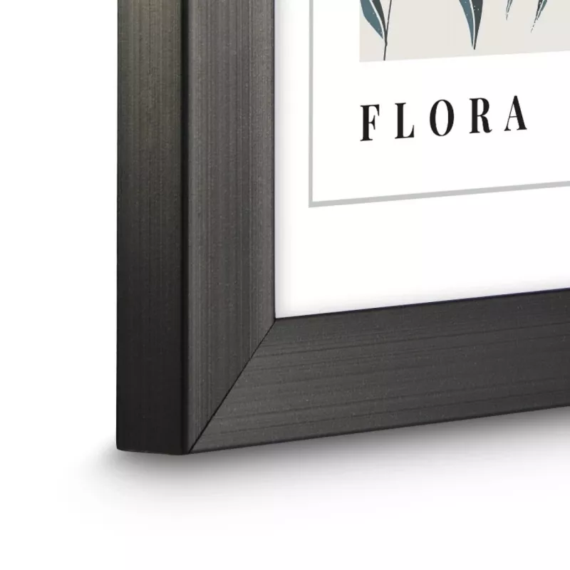 Hama Flora vieno paveikslėlio rėmelis, pilkas