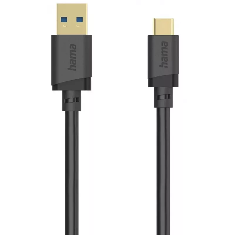 Hama 00202005 USB laidas USB 3.2 Gen 1 (3.1 Gen 1) 0,75 m USB A USB C Juoda