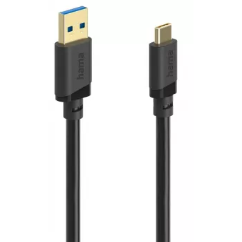 Hama 00202005 USB laidas USB 3.2 Gen 1 (3.1 Gen 1) 0,75 m USB A USB C Juoda