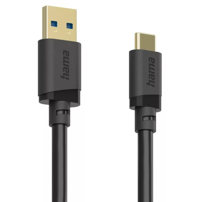 Hama 00202005 USB laidas USB 3.2 Gen 1 (3.1 Gen 1) 0,75 m USB A USB C Juoda
