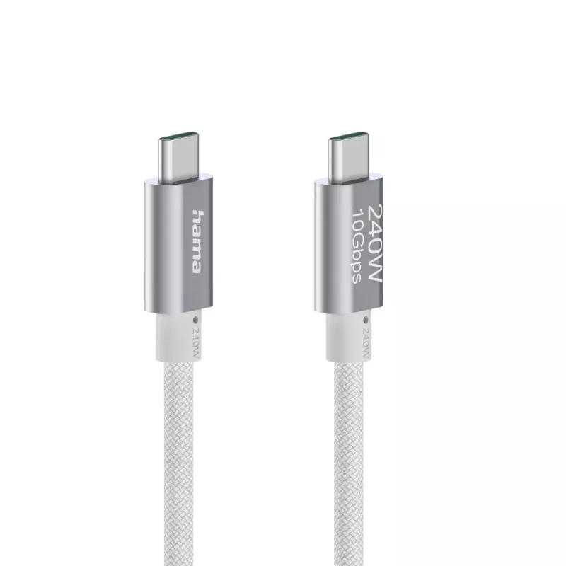Hama „Full-Featured“ USB laidas USB 3.2 Gen 2 (3.1 Gen 2) 1,5 m USB C Baltas