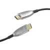 Hama 00202036 HDMI laidas 15 m HDMI Type A (standardinis) juodas, pilkas, sidabrinis
