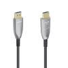 Hama 00202036 HDMI laidas 20 m HDMI A tipo (standartinis) Juoda, Pilka, Sidabrinė