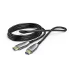 Hama 00202036 HDMI laidas 20 m HDMI A tipo (standartinis) Juoda, Pilka, Sidabrinė