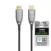 Hama 00202036 HDMI laidas 20 m HDMI A tipo (standartinis) Juoda, Pilka, Sidabrinė