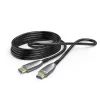 Hama 00202036 HDMI laidas 20 m HDMI A tipo (standartinis) Juoda, Pilka, Sidabrinė