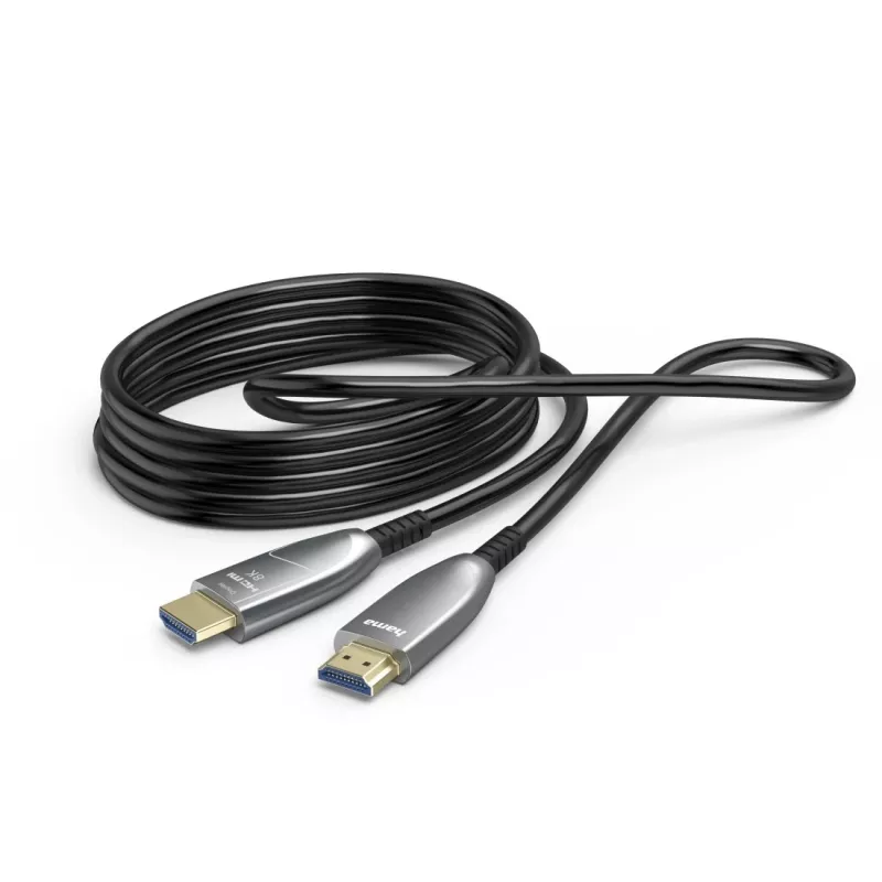 Hama 00202036 HDMI laidas 20 m HDMI A tipo (standartinis) Juoda, Pilka, Sidabrinė