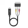 Hama 00205775 vaizdo kabelio adapteris HDMI A tipo (standartinis) SCART (21 kontaktų) juodas