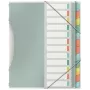Esselte Colour'Breeze skiriamoji knyga su 12 skirtukų, įvairiaspalvė, polipropilenas (PP), 266 mm, 20 mm, 370 g, 1 vnt.