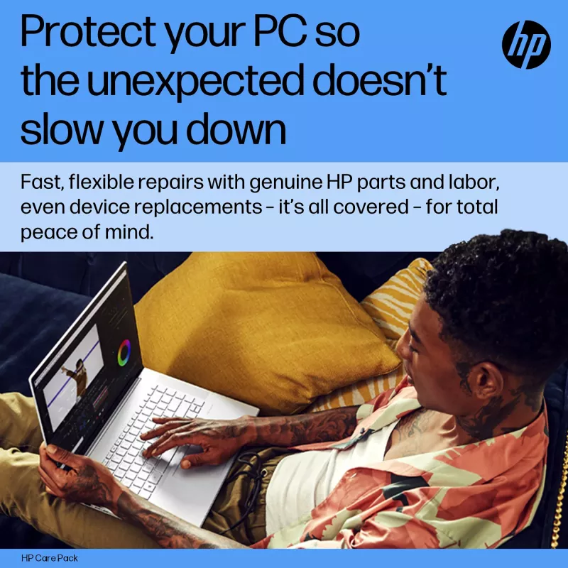 HP 2 metų nešiojamojo kompiuterio paėmimo ir grąžinimo paslauga