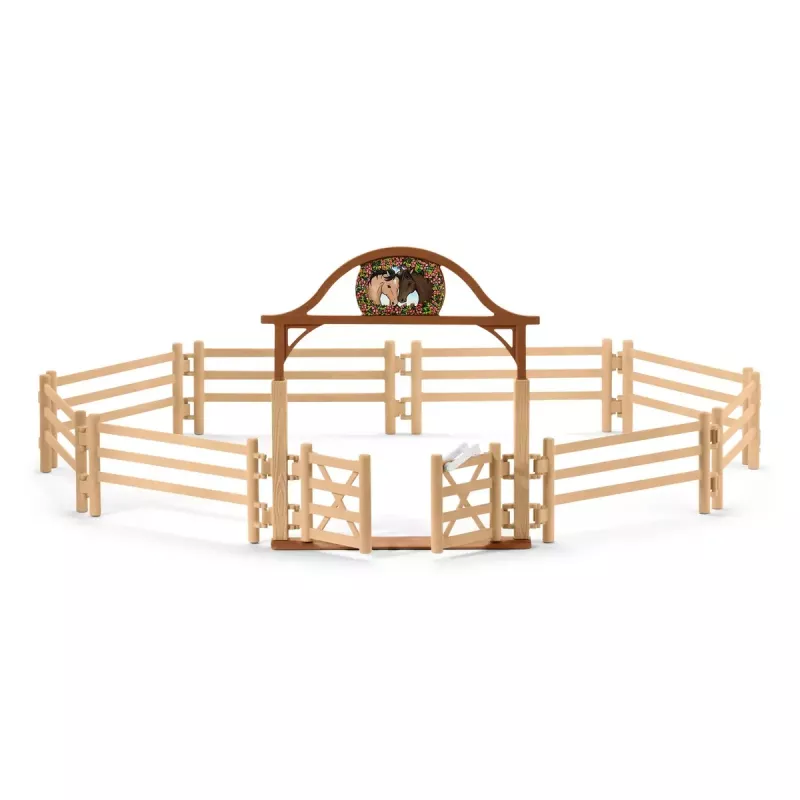 Maniežas su įėjimo vartais Schleich HORSE CLUB 42434