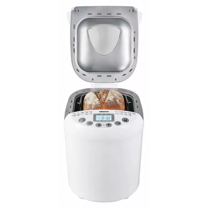 Duonkepė MEDION MD 11011 550 W Balta 1 kg Skaitmeninis laikmatis
