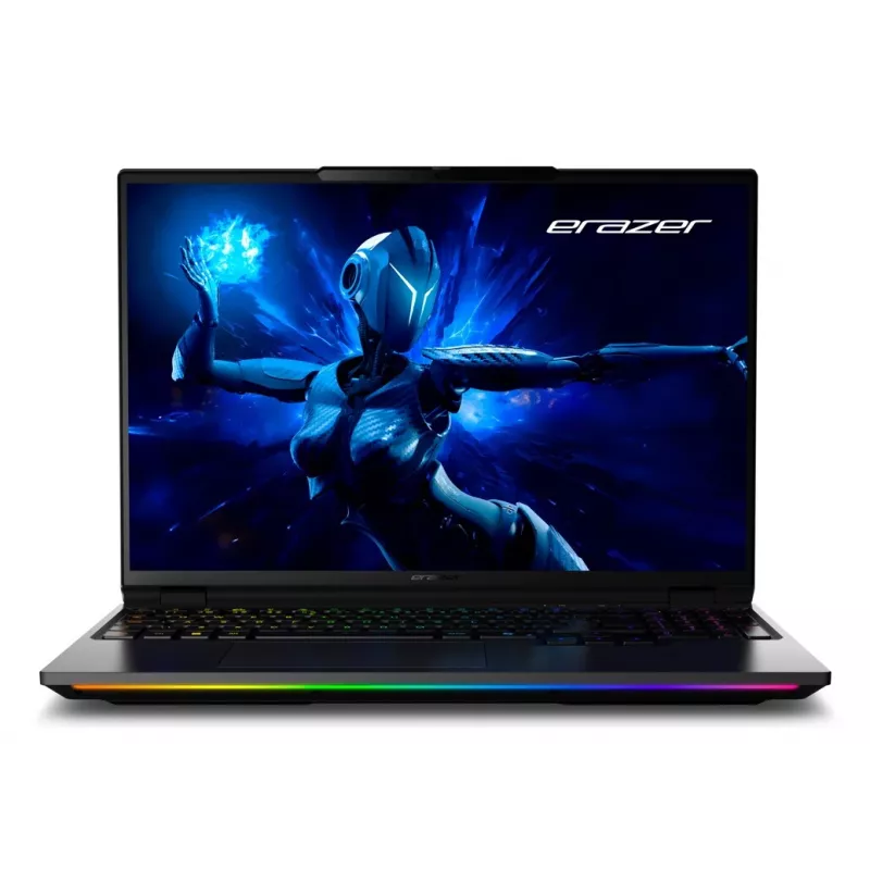ERAZER Beast 16 X1 Intel Core Ultra 9 275HX nešiojamasis kompiuteris 40,6 cm (16 colių) Quad HD+ 32 GB DDR5-SDRAM 2 TB SSD NVIDIA GeForce RTX 5080 Wi-Fi 6E (802.11ax) Windows 11 Home juoda
