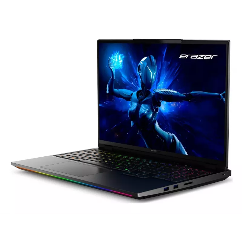 ERAZER Beast 16 X1 Intel Core Ultra 9 275HX nešiojamasis kompiuteris 40,6 cm (16 colių) Quad HD+ 32 GB DDR5-SDRAM 2 TB SSD NVIDIA GeForce RTX 5080 Wi-Fi 6E (802.11ax) Windows 11 Home juoda
