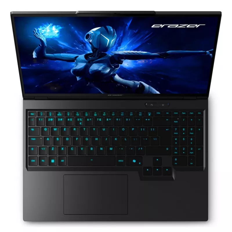 ERAZER Beast 16 X1 Intel Core Ultra 9 275HX nešiojamasis kompiuteris 40,6 cm (16 colių) Quad HD+ 32 GB DDR5-SDRAM 2 TB SSD NVIDIA GeForce RTX 5080 Wi-Fi 6E (802.11ax) Windows 11 Home juoda