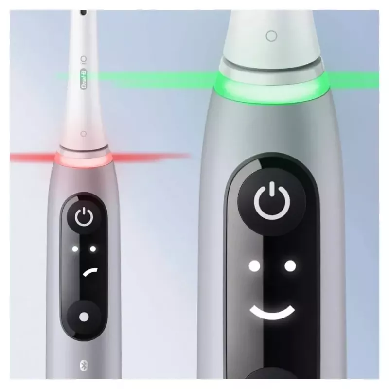 Braun iO Serie 6 suaugusiųjų vibracinis dantų šepetėlis pilkas