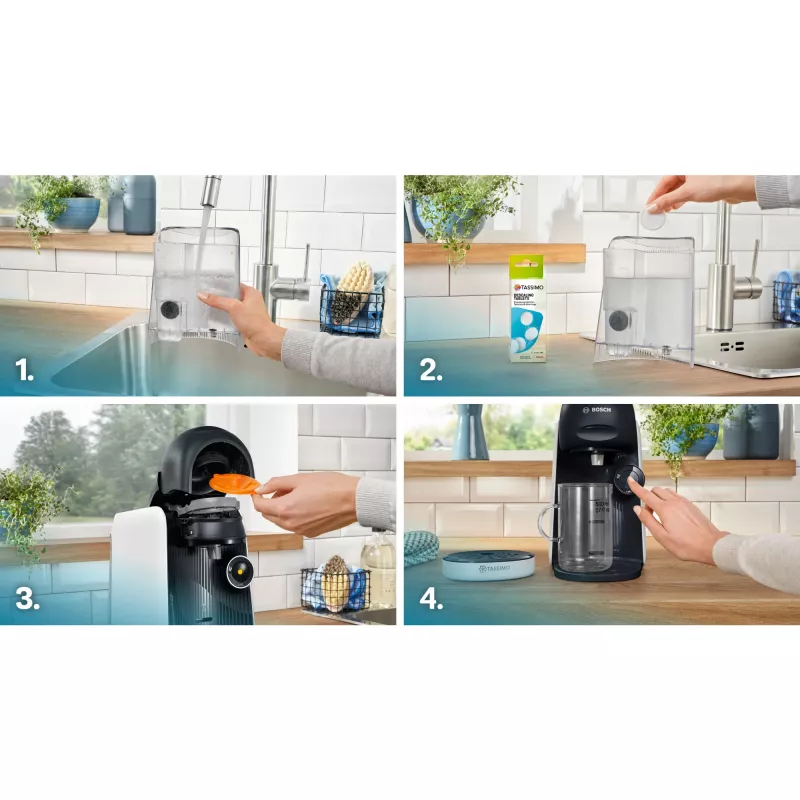 Bosch TAS164E kavos aparatas, pilnai automatinis, kapsulinis kavos virimo aparatas, 0,7 l