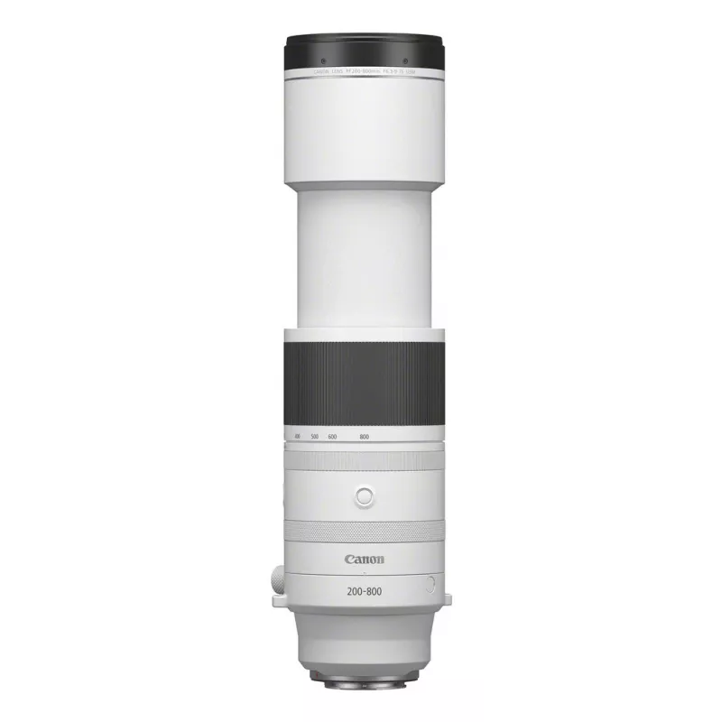 Canon RF 200-800 mm F6.3-9 IS USM Teleobjektyvai, juodas/baltas