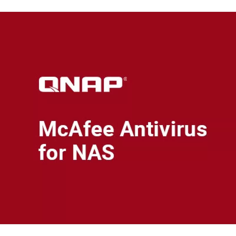 QNAP LS-MCAFEE-5Y programinės įrangos licencija / atnaujinimas 1 licencija (-os) Electronic License Delivery (ELD) 5 metai (-ų)