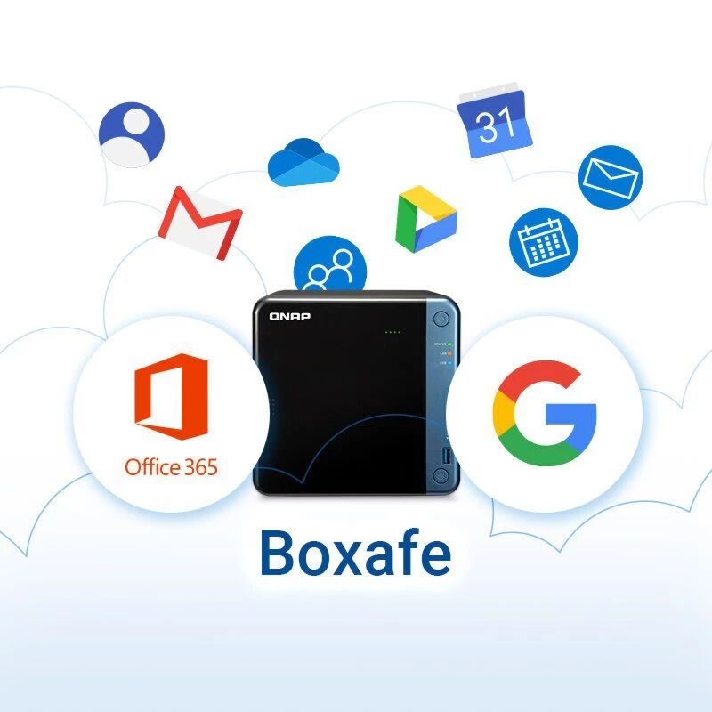 QNAP LS-BOXAFE-GOOGLE-10USER-1Y PC programinė įranga 10 licencijų Atsarginė kopija / atkūrimas 1 metai