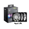 Kompiuterio korpuso ventiliatorius MSI MAG F120 ARGB x3 — 120 mm, 1300 RPM, hidraulinis guolis, juodas