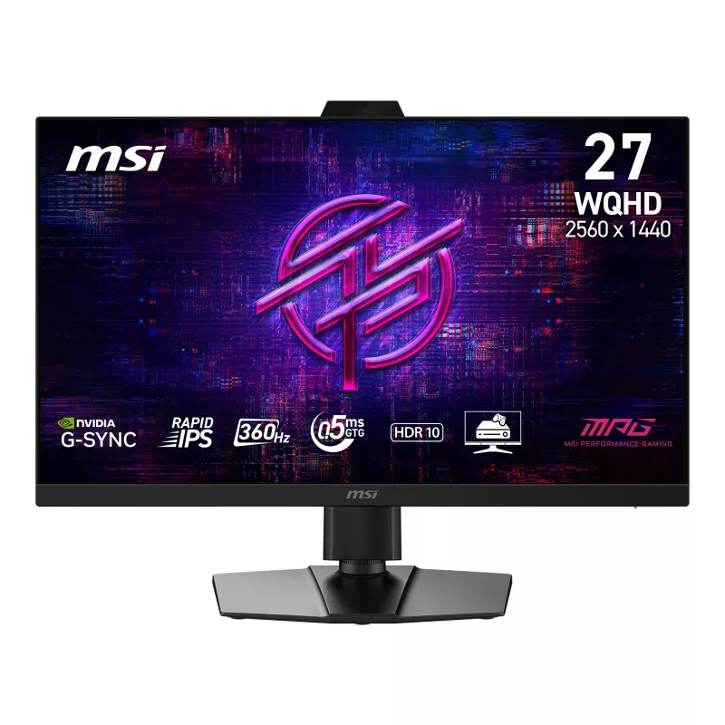 27 colių MSI MPG 272QRF X36 žaidimų monitorius — 2560×1440 WQHD, Rapid IPS, 0,5 ms, 400 cd/m², USB 2.0 šakotuvas, VESA, reguliuojamas aukštis