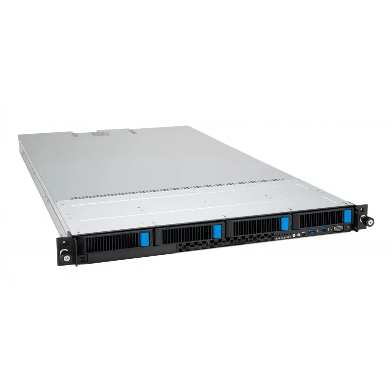 ASUS RS501A-E12-RS4 LGA 6096 Rack (1U) Juoda, Sidabrinė