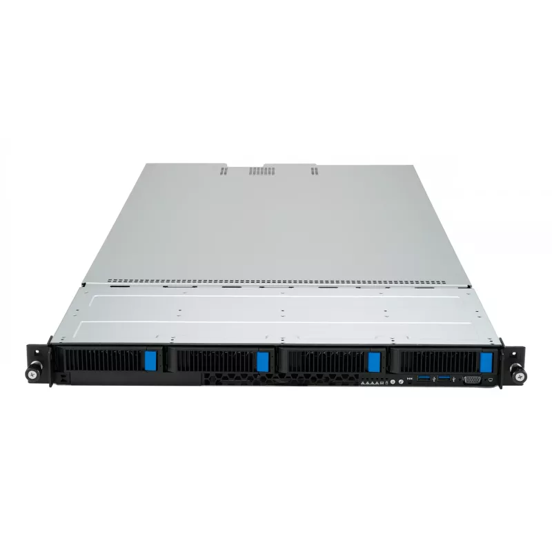 ASUS RS501A-E12-RS4 LGA 6096 Rack (1U) Juoda, Sidabrinė