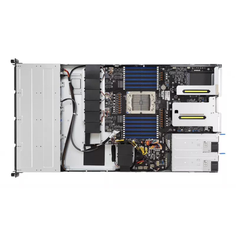 ASUS RS501A-E12-RS4 LGA 6096 Rack (1U) Juoda, Sidabrinė