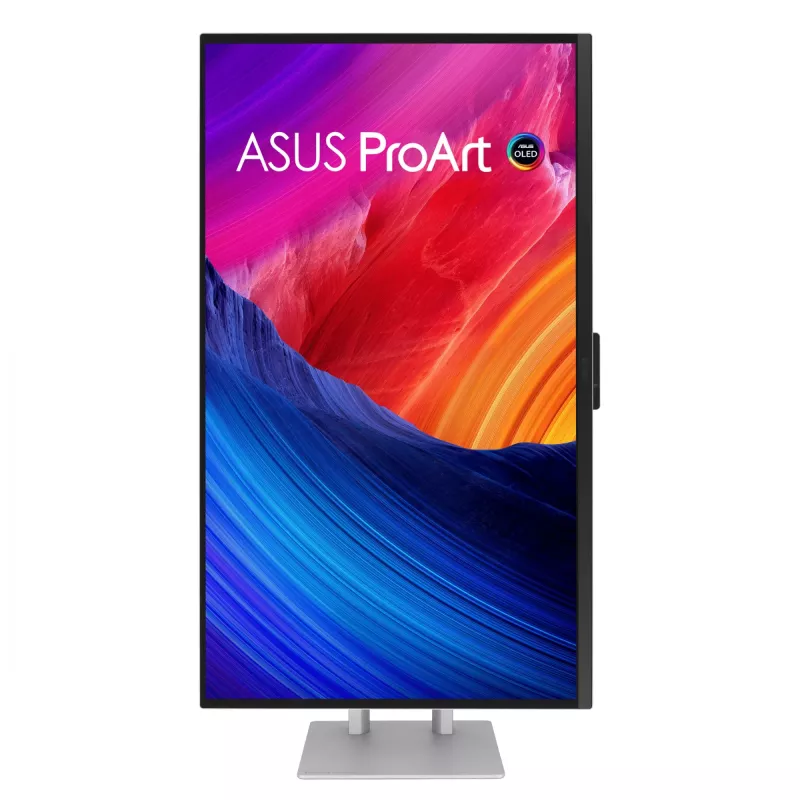 Kompiuterio monitorius ASUS ProArt PA27UCDMR 67.3 cm (26.5 colio) 3840×2160 4K OLED sidabrinis, 0.1 ms, USB 3.2 Gen 2, garsiakalbiai, VESA