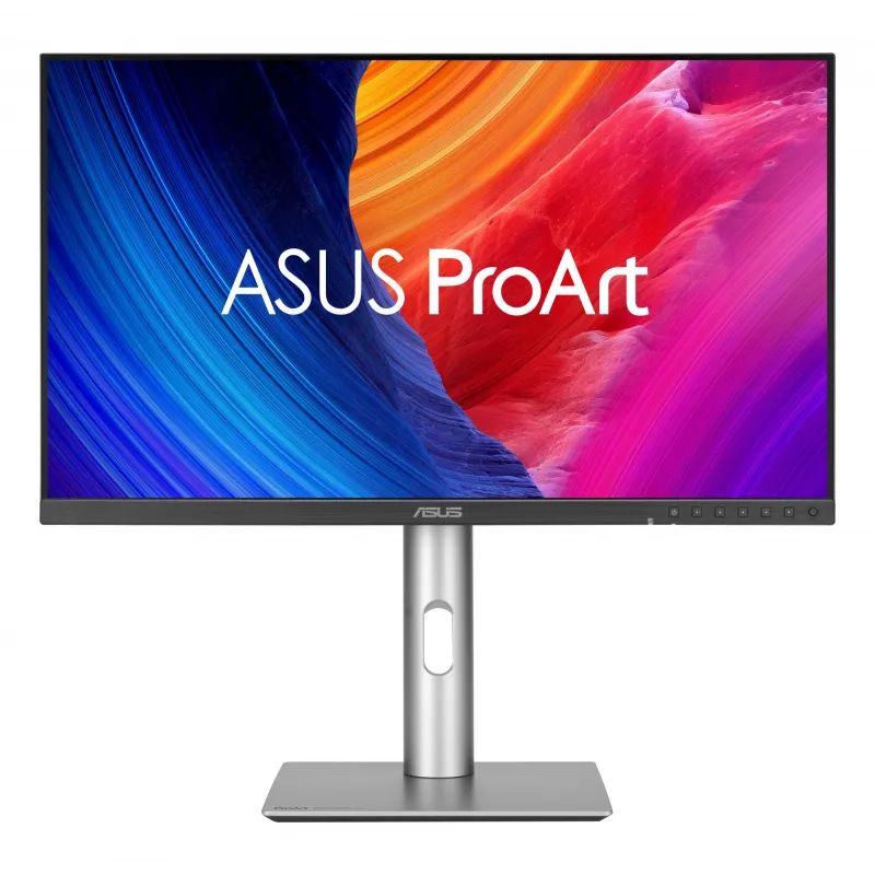 Kompiuterio monitorius ASUS ProArt PA278CGRV 27 colių (68,6 cm) QHD 2560×1440 IPS LCD sidabrinis, 5 ms, USB‑C, USB 3.2 šakotuvas, garsiakalbiai, VESA, aukščio reguliavimas