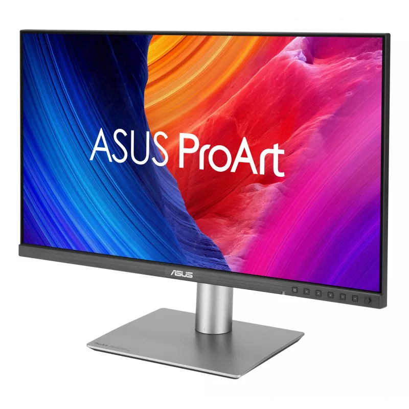 Kompiuterio monitorius ASUS ProArt PA278CGRV 27 colių (68,6 cm) QHD 2560×1440 IPS LCD sidabrinis, 5 ms, USB‑C, USB 3.2 šakotuvas, garsiakalbiai, VESA, aukščio reguliavimas