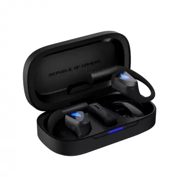 Ausinės ASUS ROG Cetra Open Wireless TWS Bluetooth užkabinamos už ausies, juodos, 20–20000 Hz, 116 g