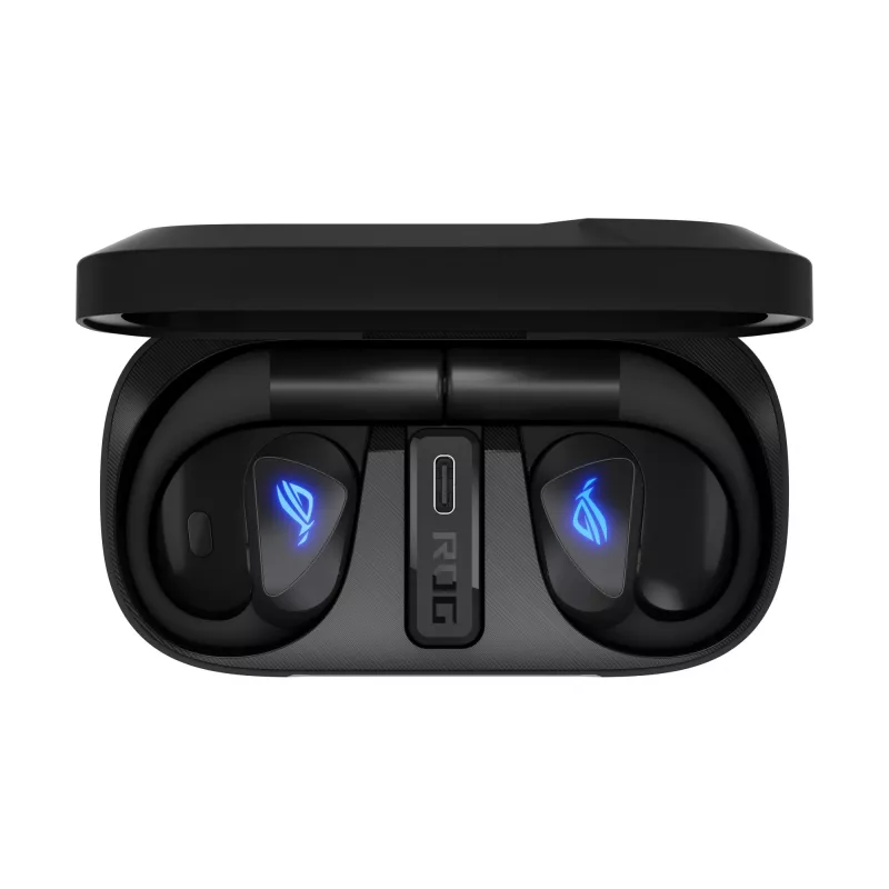 Ausinės ASUS ROG Cetra Open Wireless TWS Bluetooth užkabinamos už ausies, juodos, 20–20000 Hz, 116 g