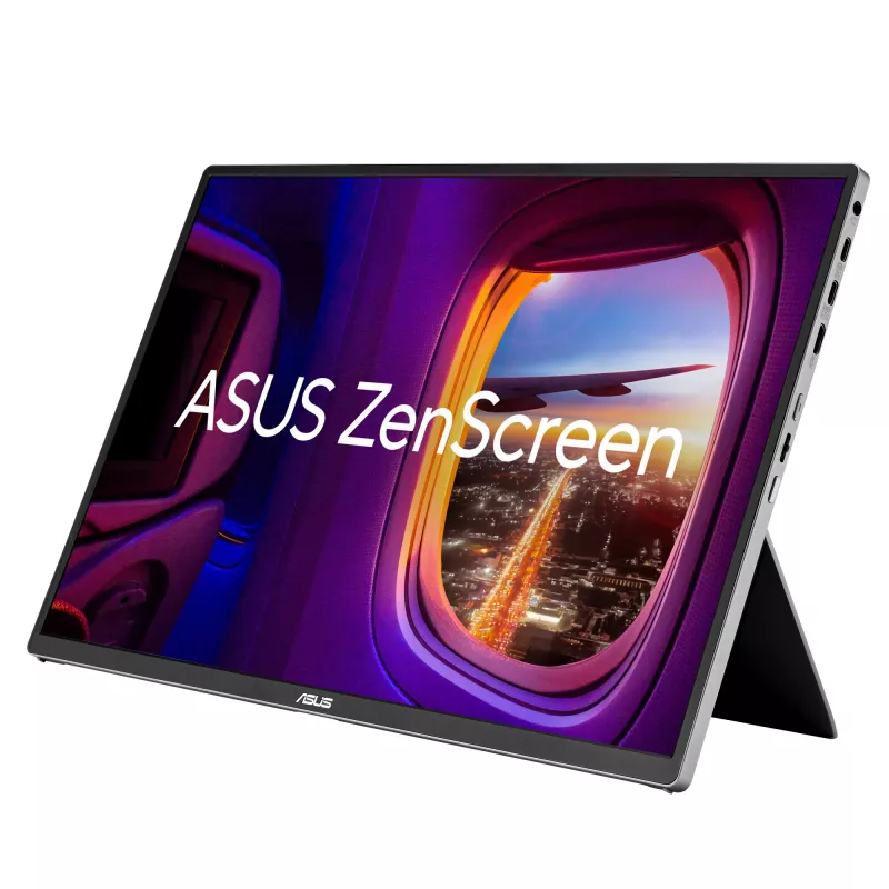 ASUS ZenScreen OLED MQ16FC kompiuterio monitorius 40,6 cm (16 colių) 1920 x 1200 pikselių WUXGA sidabrinis