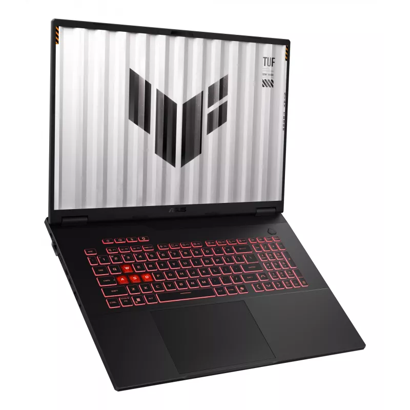 ASUS TUF Gaming A18 TUF808UP-DICS9097W AMD Ryzen™ 7 260 Nešiojamasis kompiuteris 45,7 cm (18 colių) WQXGA 32 GB DDR5-SDRAM 1 TB SSD NVIDIA GeForce RTX 5070 Wi-Fi 6E (802.11ax) Windows 11 Home Juoda, Pilka