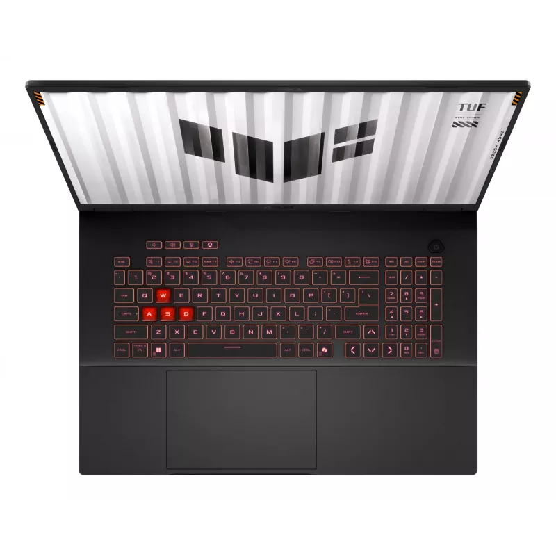 ASUS TUF Gaming A18 TUF808UP-DICS9097W AMD Ryzen™ 7 260 Nešiojamasis kompiuteris 45,7 cm (18 colių) WQXGA 32 GB DDR5-SDRAM 1 TB SSD NVIDIA GeForce RTX 5070 Wi-Fi 6E (802.11ax) Windows 11 Home Juoda, Pilka