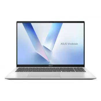 Nešiojamasis kompiuteris ASUS Vivobook 16 M1607KA-MB186W — AMD Ryzen AI 5 330, 16 colių WUXGA, 16 GB DDR5, 512 GB SSD, Windows 11 Home, sidabrinis
