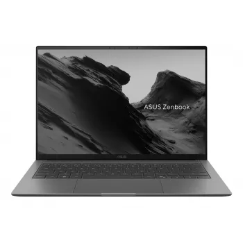 Laptop ASUS Zenbook S14 UX5406AA-SU052W — Intel Core Ultra 9 386H, 14 col. 3K jutiklinis ekranas, 32 GB LPDDR5x, 1 TB SSD, Windows 11 Home, pilkas
