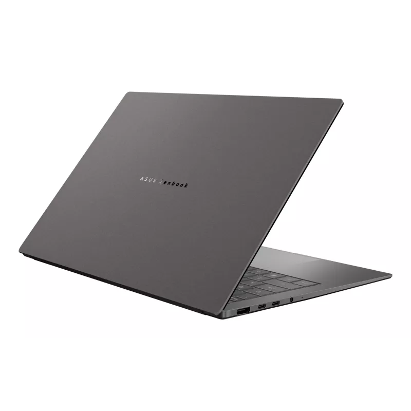 Laptop ASUS Zenbook S14 UX5406AA-SU052W — Intel Core Ultra 9 386H, 14 col. 3K jutiklinis ekranas, 32 GB LPDDR5x, 1 TB SSD, Windows 11 Home, pilkas