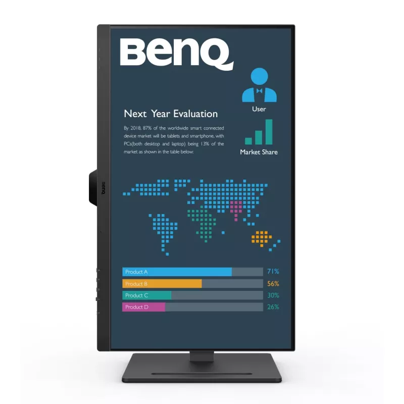 BenQ BL2790QT kompiuterio monitorius 68.6 cm (27 coliai) 2560 x 1440 pikseliai Quad HD LED juodas