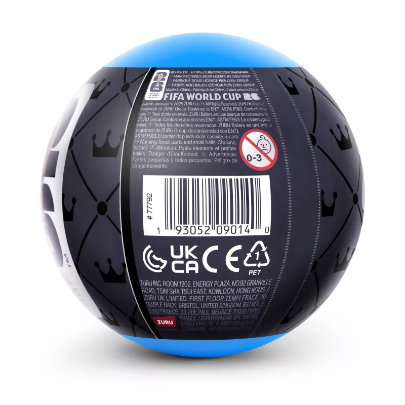 ZURU FIFA WORLD CUP 2026™ Ballers Series 1, 3 m., FIFA, juoda