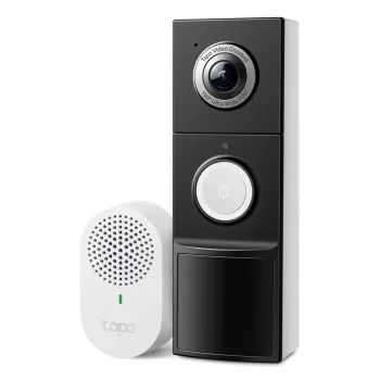 TP-Link Tapo Video Doorbell Camera 1 × D235, 1 × D100C, Juoda, White, IP66, 130°, IR, Wall, CE, RoHS, RCM,R-NZ,FCC, EAC, Triman, UKCA