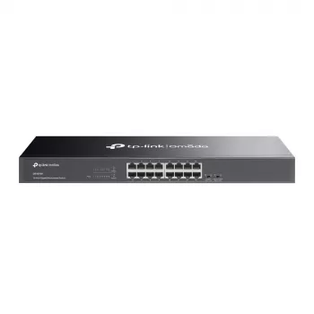 TP-Link Omada DS1016G tinklo komutatorius Nevaldomas Gigabit Ethernet (10/100/1000) 1U Juodas