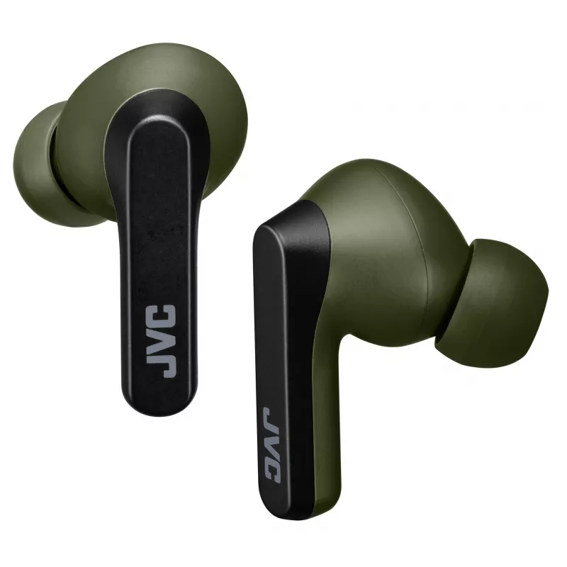 JVC Powerful Sound TWS Green, True Wireless Stereo (TWS), 20 - 20000 Hz, Calls/Music, 8.2 g, Headset, Green
