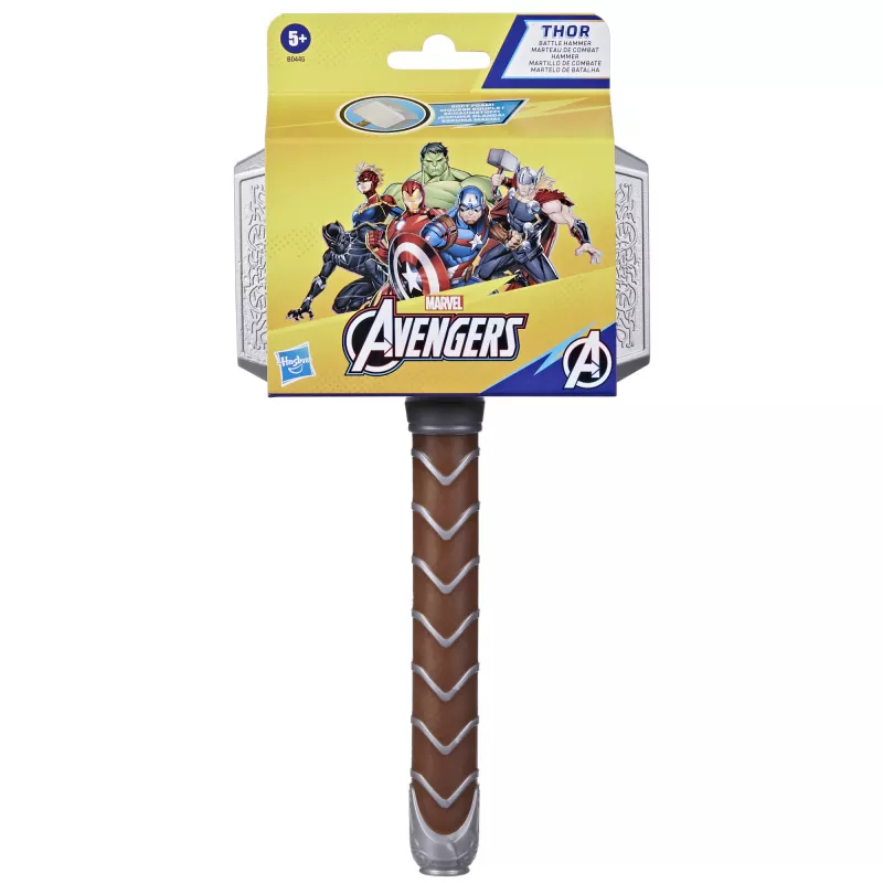 Marvel Avengers Thor kovos plaktukas vaidmenų žaidimo žaislas vaikams nuo 5 m., Nuotykis, 5 m.