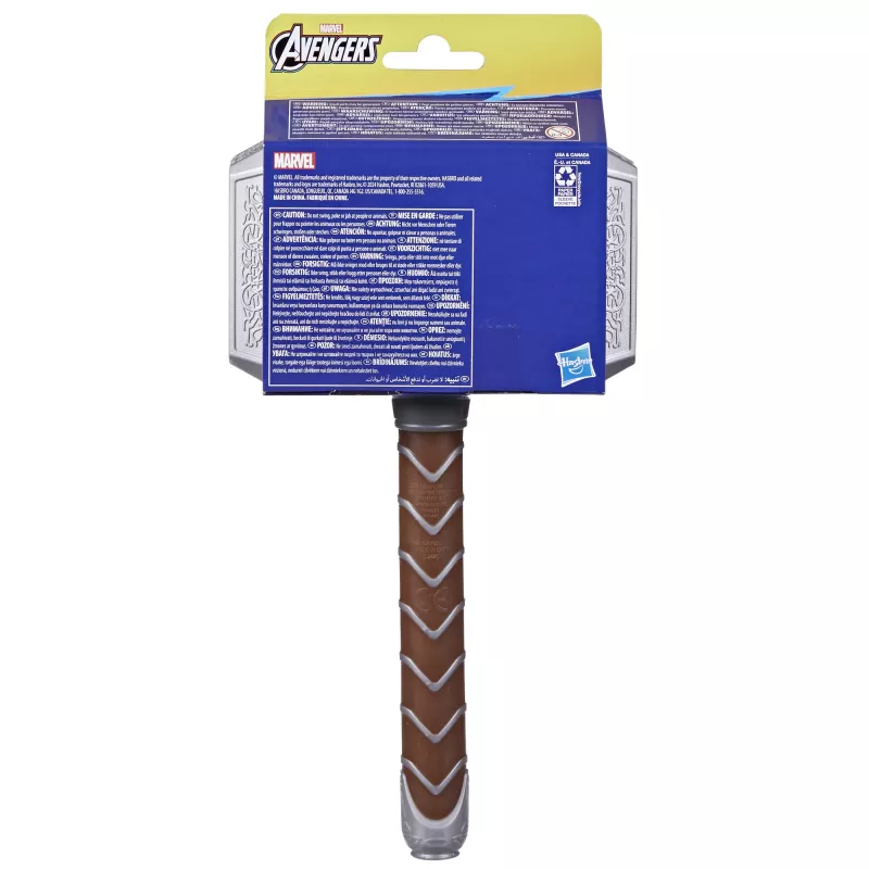 Marvel Avengers Thor kovos plaktukas vaidmenų žaidimo žaislas vaikams nuo 5 m., Nuotykis, 5 m.